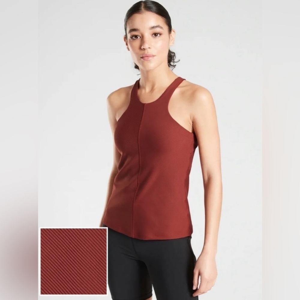 Athleta Intensity Support Top in SuperSonic Russet Brown Medium